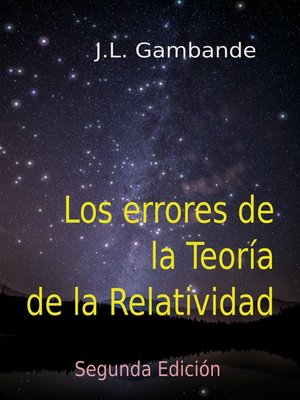 cover image of Los Errores de la Teoría de la Relatividad